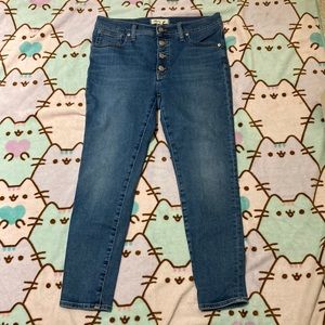 Madewell 9 inch skinny jeans, 29P, excellent like-new condition